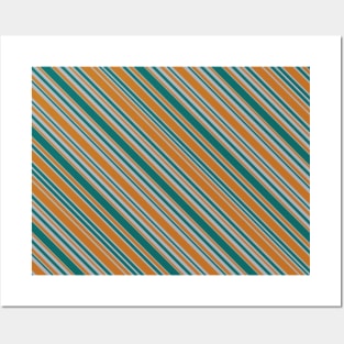 Diagonal stripes background 1 Posters and Art